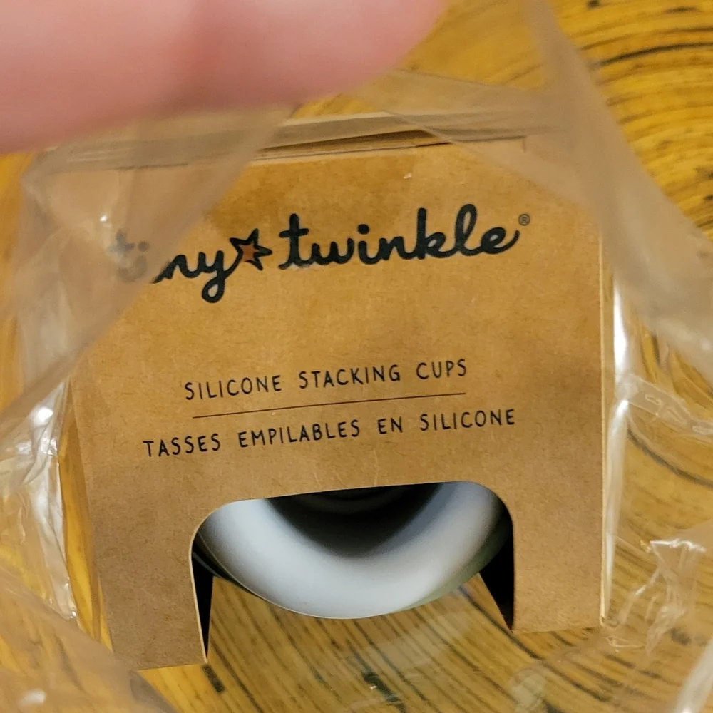* New Tiny Twinkle silicone stacking cups for toddlers